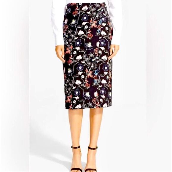 A.L.C. Belted Wrap Wildflower Daniel’s Midi Skirt - Picture 3 of 7